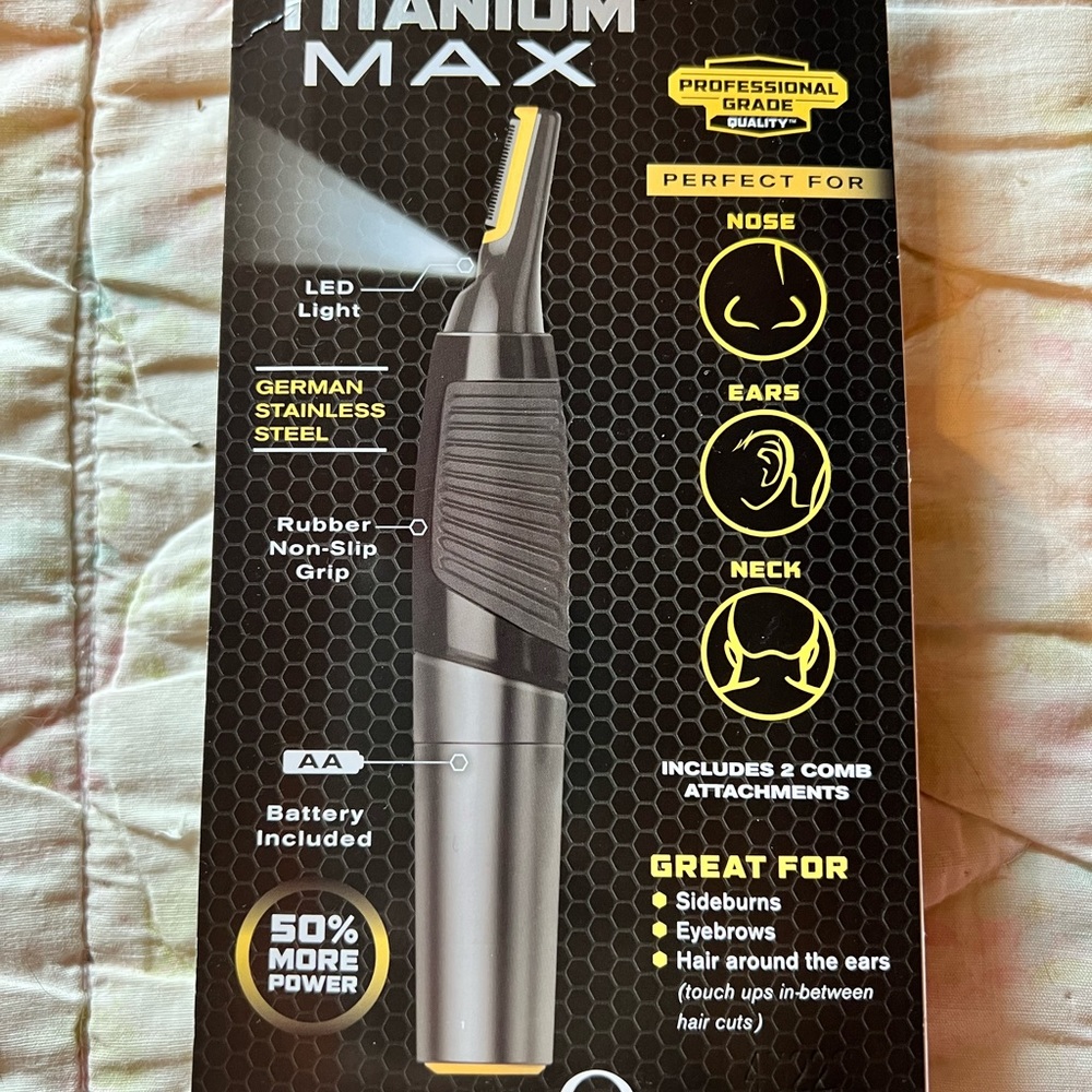 Titanium max shaver
